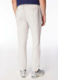 Beli Lastikli Arka Fleto Cepli Regular Erkek Pantolon