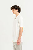 Polo Yaka Fermuarlı Kısa Kollu Slim Fit Erkek T-shirt