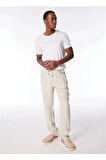 Arkası Torba Cepli %100 Keten Regular Erkek Pantolon