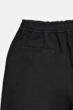 Bağcıklı Cep Detaylı Oversize Kadın Dokuma Pantolon