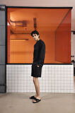 Bisiklet Yaka Baskı Detaylı Regular Fit Erkek Sweatshirt