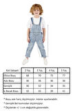 Çocuk Kot Salopet Unisex