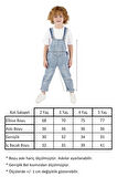 Çocuk Kot Salopet Unisex