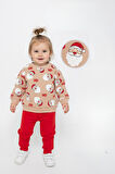 Bebek Yılbaşı Konsept Sweat Takım Hoho Noel Unisex