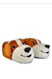 Köpek Figürlü Peluş Panduf Ev Pandufu Unisex