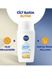 Nivea Sun Hafif Dokulu Yüz Güneş Koruyucu Krem SPF 50 – Yağsız, Mat Görünüm, 40 ml