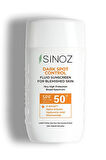 Sinoz SPF 50+ Lekeli Ciltlere Özel Sıvı Güneş Kremi – Leke Karşıtı, Hafif Yapı, Yüksek Koruma, 50 ml