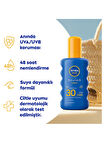 Nivea Sun SPF30 Güneş Koruyucu & Nemlendirici Vücut Spreyi – UVA & UVB Yüksek Koruma, 200 ml