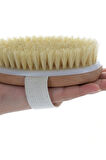 Organik Doğal At Kılı Selülit Fırçası Masaj Aleti Banyo Vucüt Fırça Peeling