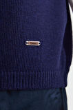 Erkek V Yaka Kalın Klasik Yün Süveter Y.A Lacivert