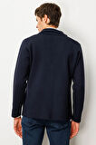 Erkek Cepli Blazer Ceket Lacivert