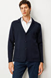 Erkek Cepli Blazer Ceket Lacivert