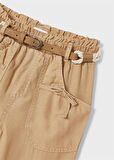 Mayoral Kız Çocuk Kemerli Tencel Pantolon