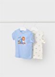 Mayoral Erkek Bebek Baskılı 2'Li Tshirt