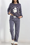 Polar Pijama Takımı Füme1