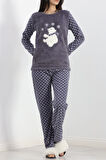 Polar Pijama Takımı Füme1