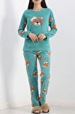 Polar Pijama Takımı Mintyeşili