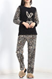 Polar Pijama Takımı Siyah1