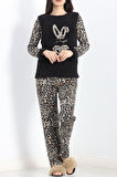 Polar Pijama Takımı Siyah1