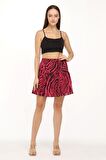 Şifon Krep Kumaş Şort Etek