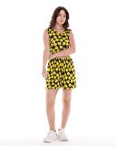 TWEETY ÇİZGİ FİLM KARAKTERLİ ALT ÜST CROP ŞORTTAKIM