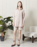 SOFT %100 KOTON KUMAŞ ŞORT GÖMLEK TAKIM