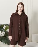 SOFT %100 KOTON KUMAŞ ŞORT GÖMLEK TAKIM