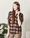 PERA KAPÜŞONLU OVERSİZE GÖMLEK