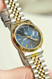 Grand Silver Gold Blue Kol Saati