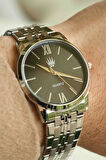 Rustic Silver Black Quartz Kol Saati