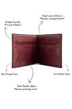 WEASLEY BORDO HAKİKİ DERİ CÜZDAN