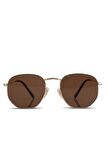 ROYAL EYEWEAR RE3648-GOLD BROWN UNİSEX GÜNEŞ GÖZLÜĞÜ