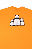 PANDA T-SHIRT ORANGE