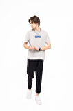 MORE PLEASURE T-SHIRT GREY