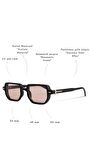 ROYAL EYEWEAR RE2215 SİYAH KAHVERENGİ GÜNEŞ GÖZLÜĞÜ