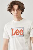 Lee Lightweight SS XM Wobbly Logo Crew Neck Bisiklet Yaka T-shirt L68TYSMK
