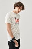 Lee Lightweight SS XM Wobbly Logo Crew Neck Bisiklet Yaka T-shirt L68TYSMK