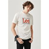 Lee Lightweight SS XM Wobbly Logo Crew Neck Bisiklet Yaka T-shirt L68TYSMK