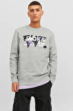 Jack&Jones Core Jcodust  Erkek Sweatshirt 12240211