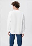 Mavi Miav Baskılı Sweatshirt 0610925-620