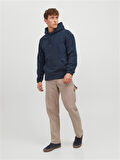 Jack&Jones Orıgınals Jorsılverlake Fleece Hood Erkek Sweatshirt 12242470