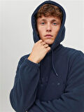 Jack&Jones Orıgınals Jorsılverlake Fleece Hood Erkek Sweatshirt 12242470