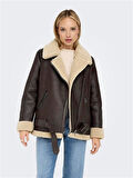 Only Onlnewlıs Faux Leather Avıator Cc Otw Kadın Mont 15300262