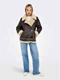 Only Onlnewlıs Faux Leather Avıator Cc Otw Kadın Mont 15300262