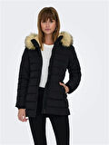 Only Onlnewcamılla Quılt Fur Hood Coat Cc Otw Kadın Mont 15304765