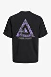 Jack&Jones  Jcotrıangle Tee Ss Crew Neck Sn Erkek T-Shirt 12253435