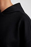 Defacto Kadın Siyah Sweatshirt Z6693AZ
