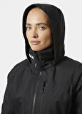 Helly Hansen Women's Black Crew Hooded Midlayer Jacket HHA.34447-990