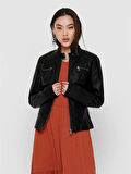 Only OnlBandit Faux Leather Biker Otw Noos Kadın Ceket