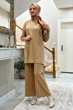 Elfida Triko Takım Camel